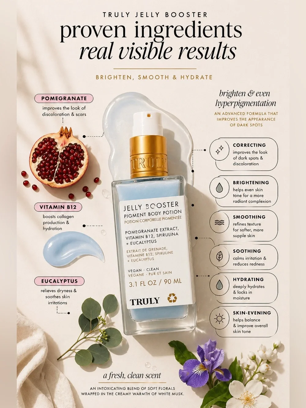 $33 New Truly Beauty Jelly Booster Pigment Body Potion
